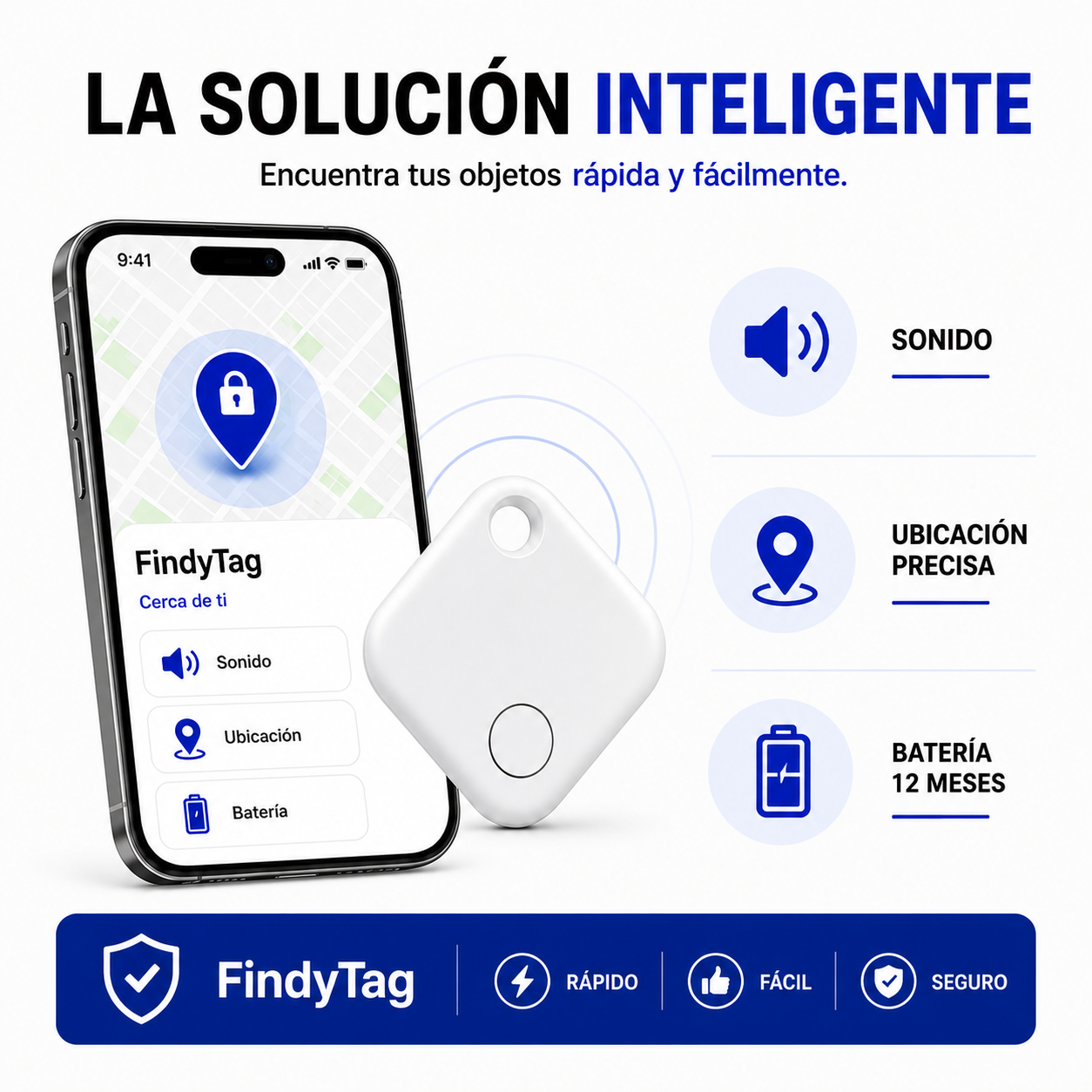 Localizador GPS-Ecuentra todo al instante